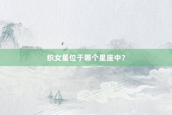 织女星位于哪个星座中？